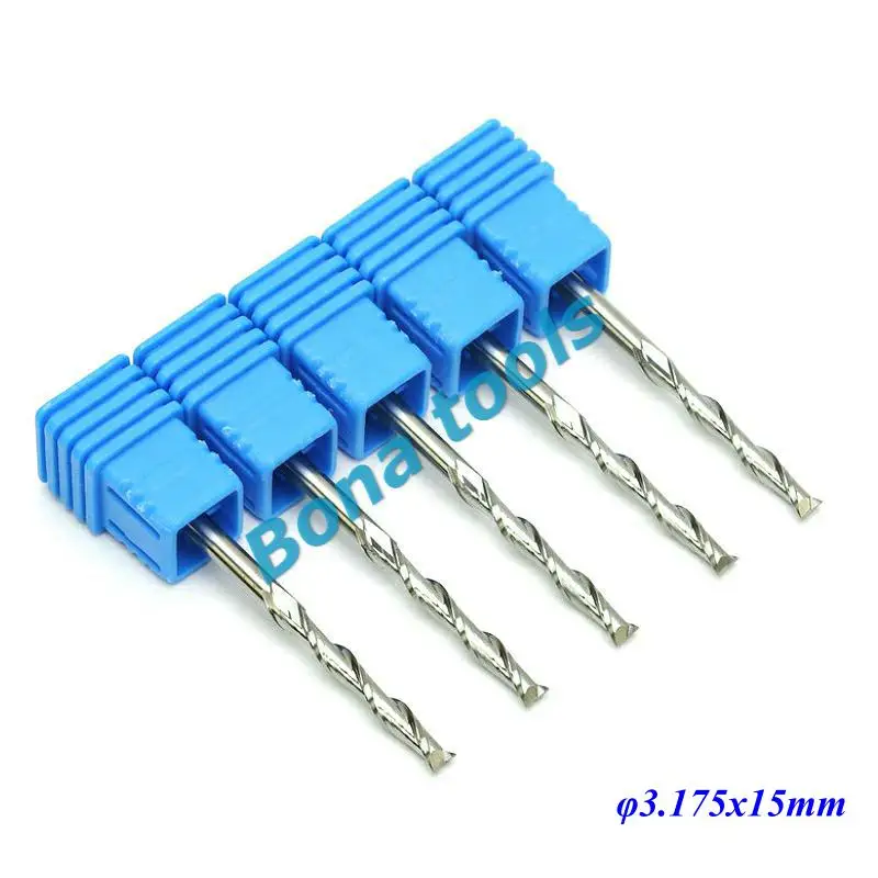 10pc 3.175*15mm Solid 2 Flute CNC End Milling Cutter Carbide Spiral Wood Engraving Bits Router Tools Endmill CNC Cutting Tool
10pc 3.175*15mm Solid 2 Flute CNC End Milling Cutter Carbide Spiral Wood Engraving Bits Router Tools Endmill CNC Cutting Tool
