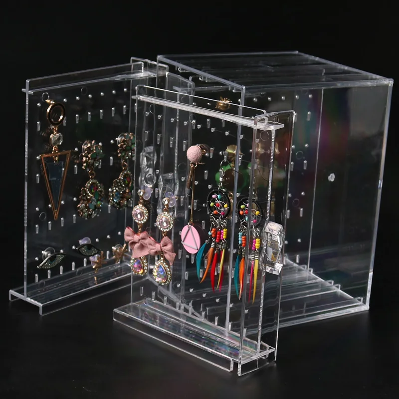 Transparent Multifunctional Plastic Screen Earring Jewelry Stand Display Organizer Holder Show Rack
Transparent Multifunctional Plastic Screen Earring Jewelry Stand Display Organizer Holder Show Rack