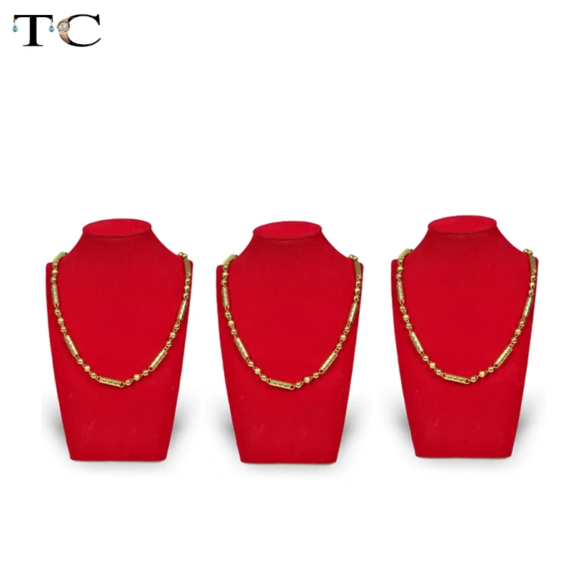 Free Shipping 3pcs Red Velvet Necklace Pendant Display Holder Jewelry Display Stand 15*8.5*22cm
Free Shipping 3pcs Red Velvet Necklace Pendant Display Holder Jewelry Display Stand 15*8.5*22cm