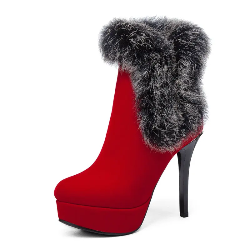Salu Womens Boots Fashion High Heel Zipper Ankle Boots Ladies Platforms High Heels Winter Shoes Woman Fur Warm Boots
Salu Womens Boots Fashion High Heel Zipper Ankle Boots Ladies Platforms High Heels Winter Shoes Woman Fur Warm Boots