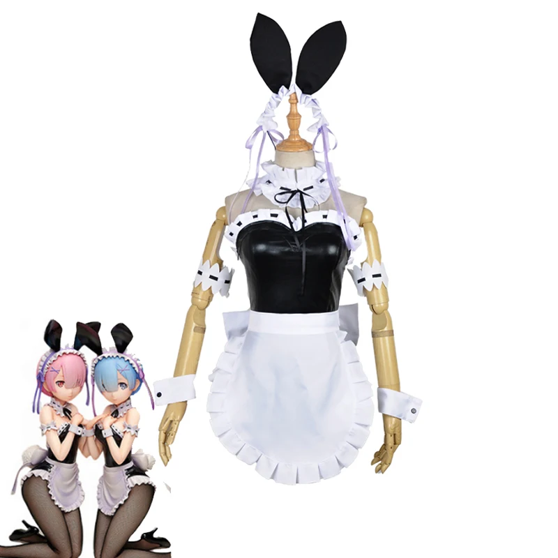 Anime Re Zero Kara Hajimeru Isekai Seikatsu Ramu RAM Remu REM Cosplay Costumes Bunny Girl Maid Apron Dress Hallowen Uniform
Anime Re Zero Kara Hajimeru Isekai Seikatsu Ramu RAM Remu REM Cosplay Costumes Bunny Girl Maid Apron Dress Hallowen Uniform