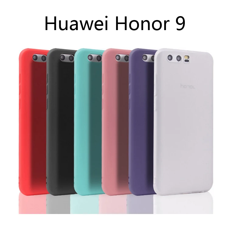 Чехол для Huawei Honor 9 силиконовый мягкий ТПУ чехол huawei Honor9 прозрачный и матовый