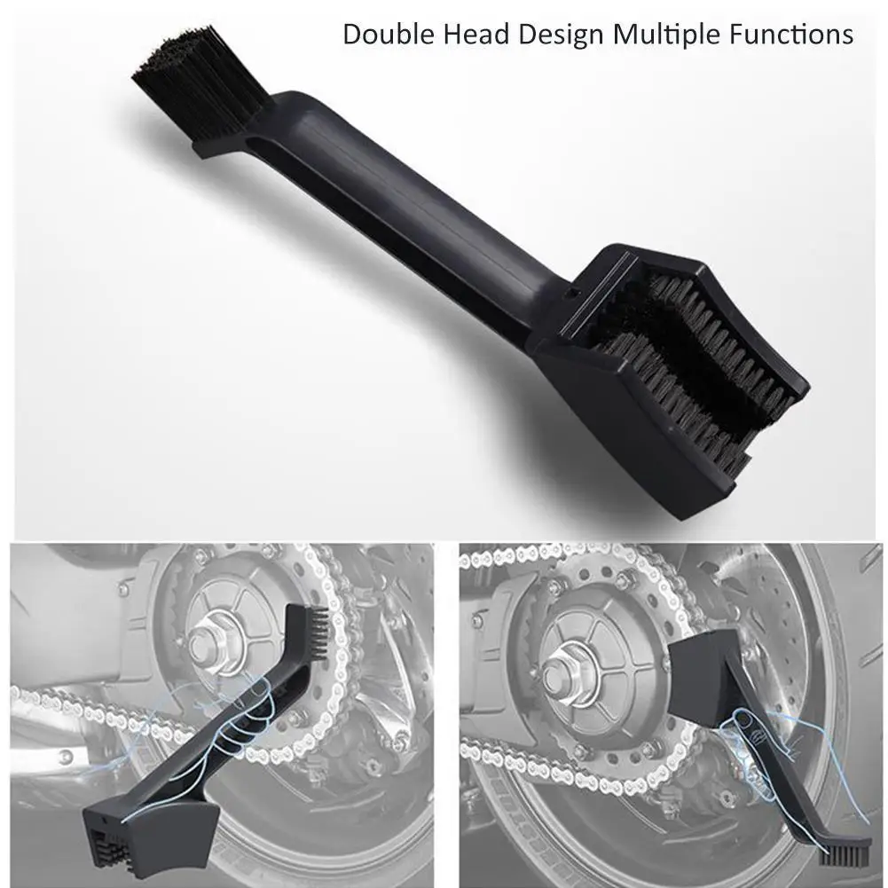 26cm x 8cm x 5cm Double Head Cycling Motorcycle Motorbike Chain Crankset Brush Cleaning Tool
26cm x 8cm x 5cm Double Head Cycling Motorcycle Motorbike Chain Crankset Brush Cleaning Tool