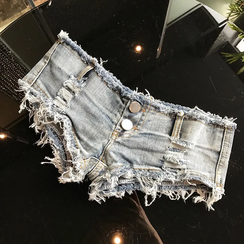 2020 Summer Short Femme Low Waist Thong Jeans for Women Micro Bikini Mini Short Sexy Womens Denim Shorts Night Clubwear Blue New
2020 Summer Short Femme Low Waist Thong Jeans for Women Micro Bikini Mini Short Sexy Womens Denim Shorts Night Clubwear Blue New