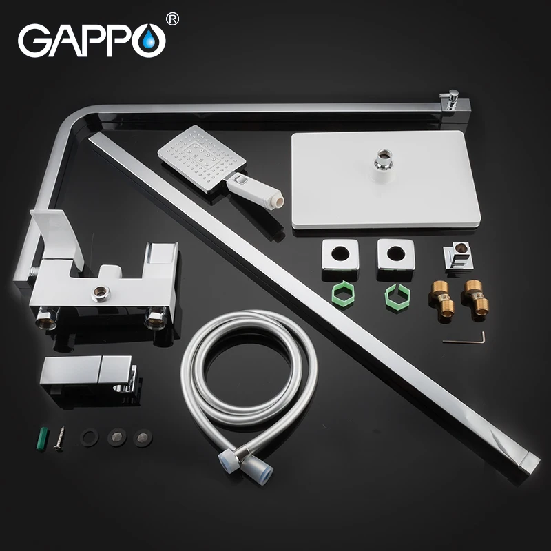 GAPPO Shower System Rainfall Shower faucets Waterfall Shower Set Brass bathroom faucet mixer tap
GAPPO Shower System Rainfall Shower faucets Waterfall Shower Set Brass bathroom faucet mixer tap