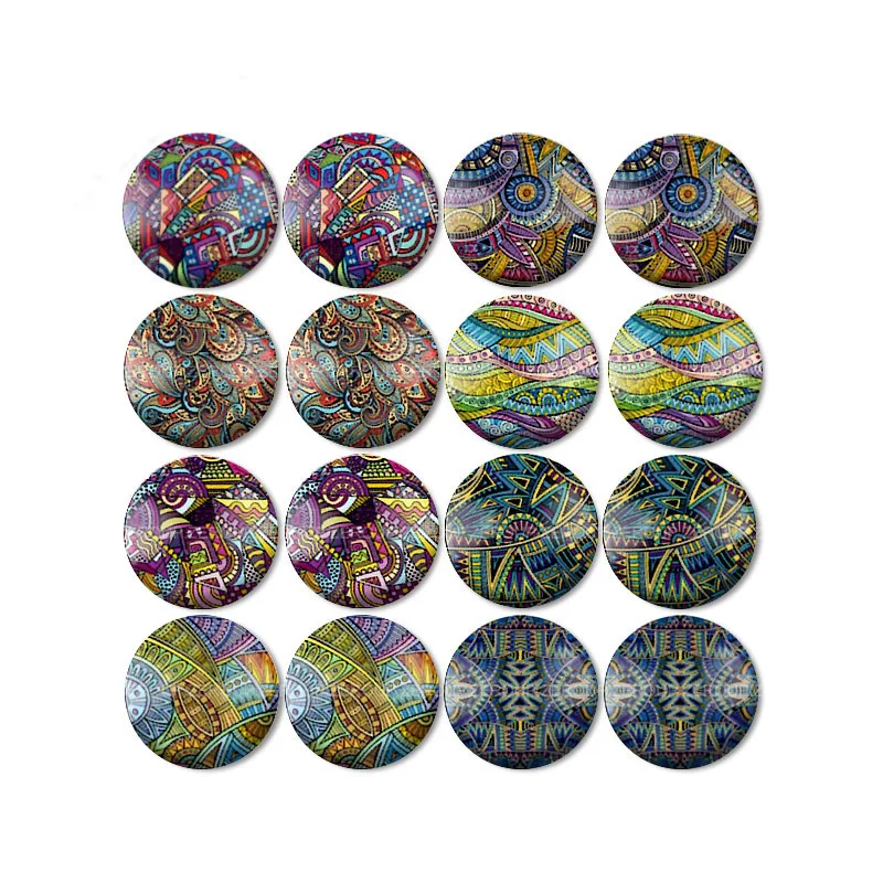 ZEROUP 16pcs Round Glass Cabochon Decorative Pictures Mixed Pattern Fit Base Earring Setting for Jewelry Flatback TP-121-ER-16-1
ZEROUP 16pcs Round Glass Cabochon Decorative Pictures Mixed Pattern Fit Base Earring Setting for Jewelry Flatback TP-121-ER-16-1