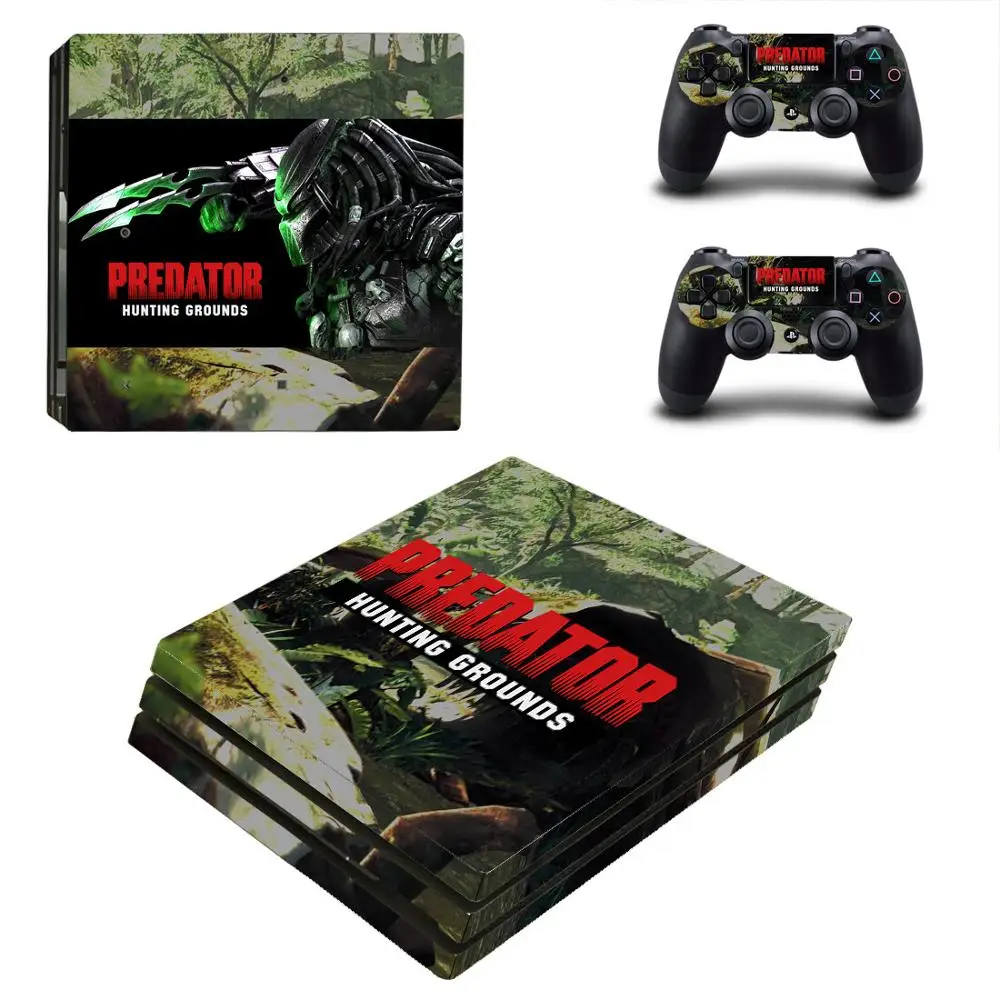 Виниловая наклейка Predator Hunting Grounds PS4 Pro для консоли PlayStation 4 и контроллера |