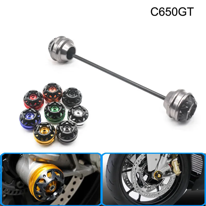 Free shipping for BMW C650GT 2012-2015 CNC Modified Motorcycle Front wheel drop ball / shock absorber
Free shipping for BMW C650GT 2012-2015 CNC Modified Motorcycle Front wheel drop ball / shock absorber