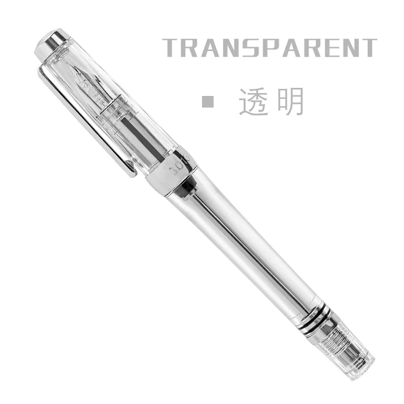 3PCS New Wing Sung 3013 Vacuum Fountain Pen Set Wingsung Resin Transparent Quality EF/F Nib 0.38/0.5mm Ink Gift Pen for Office
3PCS New Wing Sung 3013 Vacuum Fountain Pen Set Wingsung Resin Transparent Quality EF/F Nib 0.38/0.5mm Ink Gift Pen for Office