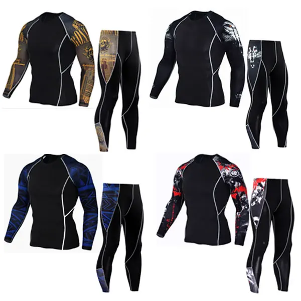 New Men Thermal Underwear Sets Compression Fleece Sweat Quick Drying Thermo Underwear Men Clothing Long Johns
New Men Thermal Underwear Sets Compression Fleece Sweat Quick Drying Thermo Underwear Men Clothing Long Johns