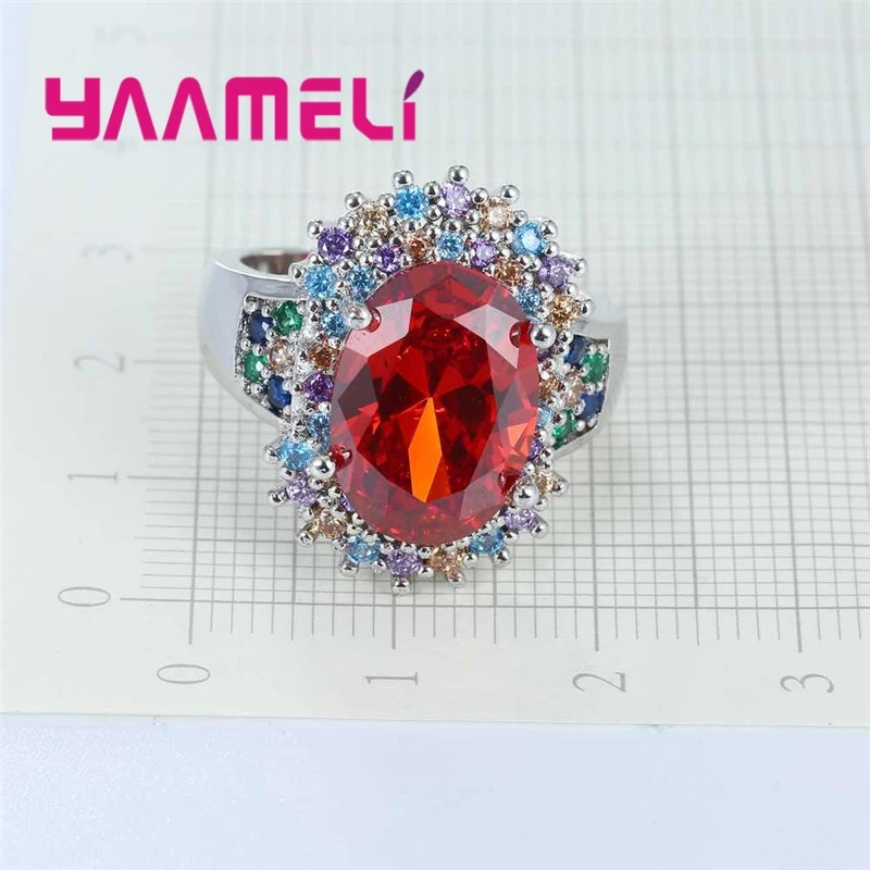Shining CZ Bridal Wedding Rings for Woman Female 925 Sterling Silver Colorful Cubic Zircon Promise Ring Hot Sale Gift
Shining CZ Bridal Wedding Rings for Woman Female 925 Sterling Silver Colorful Cubic Zircon Promise Ring Hot Sale Gift