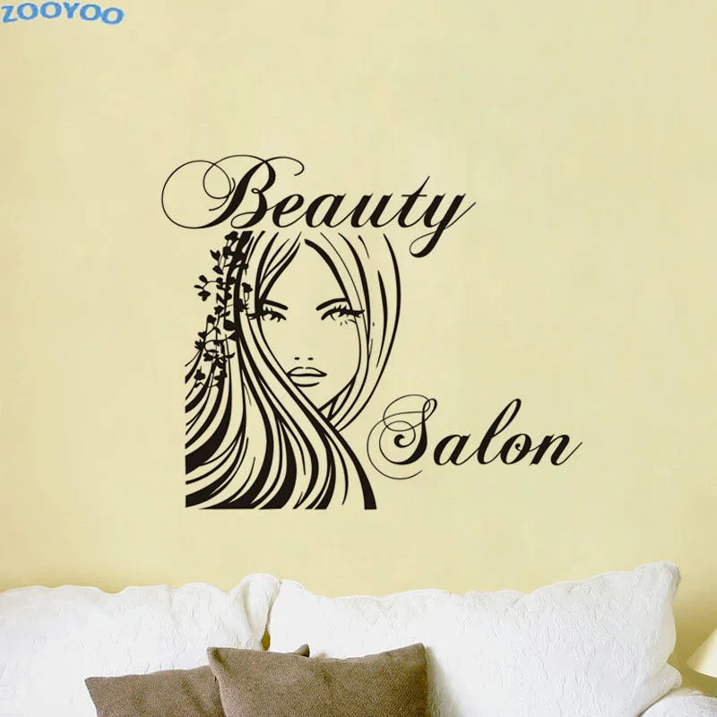 ZOOYOO Beauty Salon Creative Wall Sticker Pretty Girls Woman Wall Murals Decal Removable Home Decor Decoration
ZOOYOO Beauty Salon Creative Wall Sticker Pretty Girls Woman Wall Murals Decal Removable Home Decor Decoration