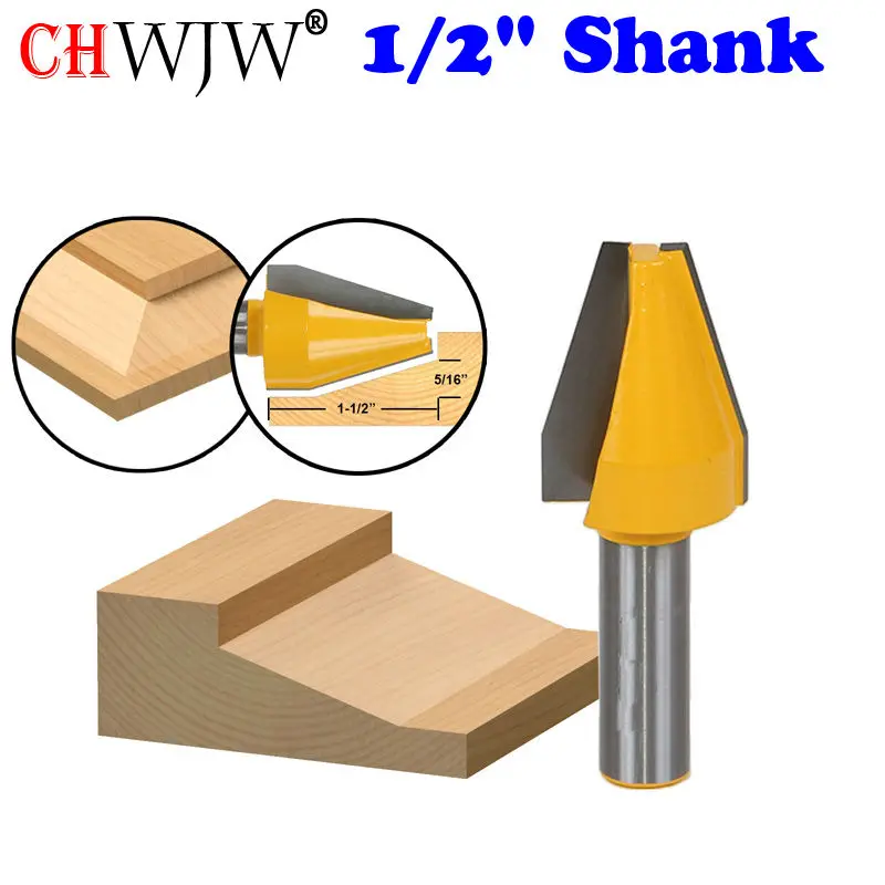 1pc Panel Raiser Router Bit - Vertical - Bevel Design - 1/2" Shank Woodworking cutter Tenon Cutter for Woodworking Tools
1pc Panel Raiser Router Bit - Vertical - Bevel Design - 1/2" Shank Woodworking cutter Tenon Cutter for Woodworking Tools