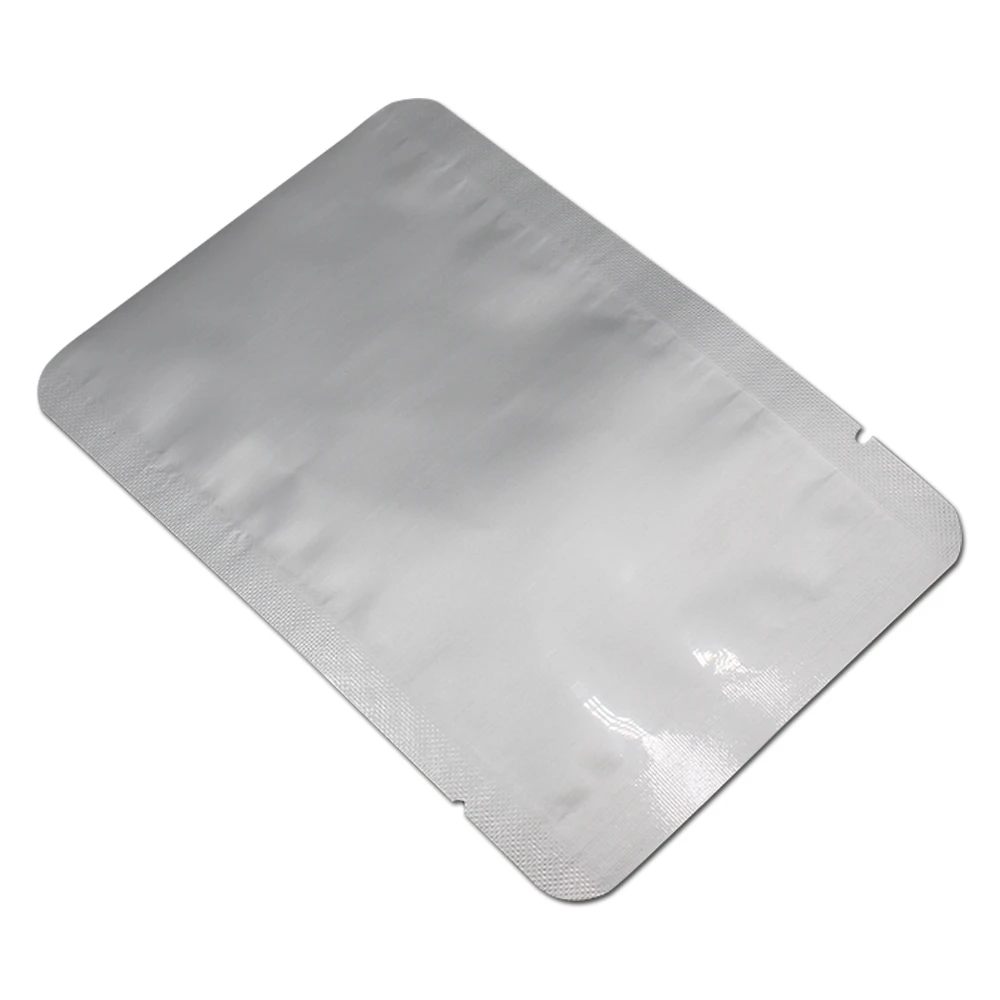 100Pcs/lot 2 Styles Flat Open Top Pure Aluminum Foil Food Storage Bag Mylar Plastic Candy Cookies Tea Vacuum Round Corner Pouch
100Pcs/lot 2 Styles Flat Open Top Pure Aluminum Foil Food Storage Bag Mylar Plastic Candy Cookies Tea Vacuum Round Corner Pouch