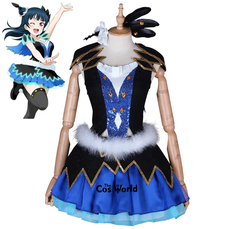 Love Live Sunshine Aqours WATER BLUE NEW WORLD Tsushima Yoshiko Tops Dress Uniform Outfit Anime Cosplay Costumes
Love Live Sunshine Aqours WATER BLUE NEW WORLD Tsushima Yoshiko Tops Dress Uniform Outfit Anime Cosplay Costumes