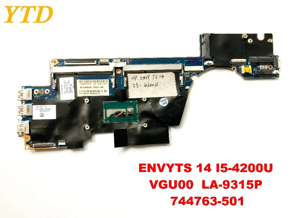 Оригинальная материнская плата для ноутбука HP ENVYTS 14 I5-4200U VGU00 LA-9315P 744763-501 протестирована, хорошая Бесплатная доставка
Оригинальная материнская плата для ноутбука HP ENVYTS 14 I5-4200U VGU00 LA-9315P 744763-501 протестирована, хорошая Бесплатная доставка