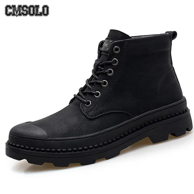 CMSOLO Men Boots Casual Work Boots Fashion Martin Leather Black New Arrival Trend Hot Sale Autumn Winter Martin Boot Men Outdoor
CMSOLO Men Boots Casual Work Boots Fashion Martin Leather Black New Arrival Trend Hot Sale Autumn Winter Martin Boot Men Outdoor