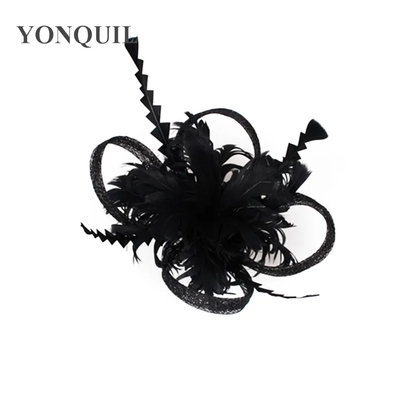 Cocktail Party Hats Feather Fabric Flowers Sinamay Fascinator Hair Accessories Formal Dress Headdress Ladies Women Headwear
Cocktail Party Hats Feather Fabric Flowers Sinamay Fascinator Hair Accessories Formal Dress Headdress Ladies Women Headwear