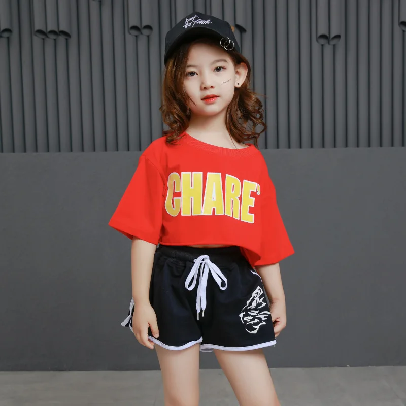 Teenage Girls Two Pieces Set For Summer Fashion Crop Top And Shorts Outfits Kids Hip Hop Dance Costumes Child ClothesTracksuit
Teenage Girls Two Pieces Set For Summer Fashion Crop Top And Shorts Outfits Kids Hip Hop Dance Costumes Child ClothesTracksuit