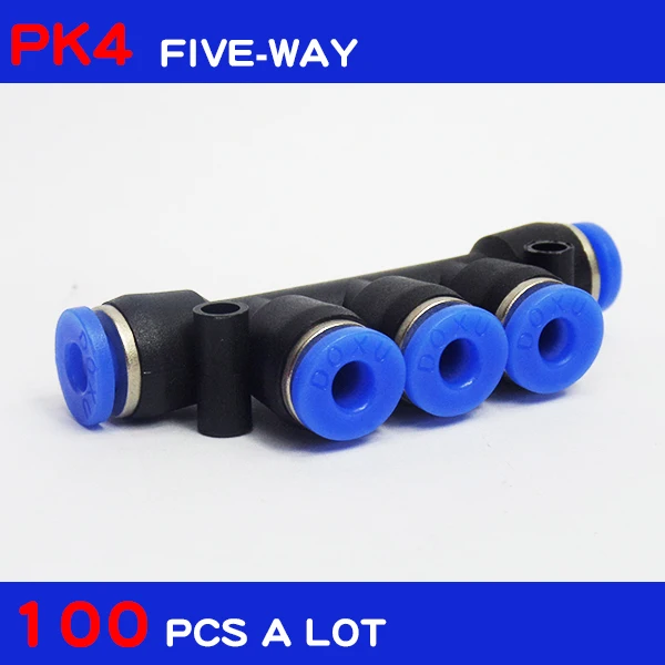 Free shipping 100pcs a lot Pneumatic fittings PK4,4mm 5-way push in quick joint pneumatic connector,PK4
Free shipping 100pcs a lot Pneumatic fittings PK4,4mm 5-way push in quick joint pneumatic connector,PK4
