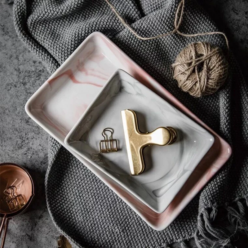Nordic Style Marble Storage Tray Ceramic Jewelry Tray Desktop Included Photography Props Bathroom Dresser Plate Debris Tray
Nordic Style Marble Storage Tray Ceramic Jewelry Tray Desktop Included Photography Props Bathroom Dresser Plate Debris Tray