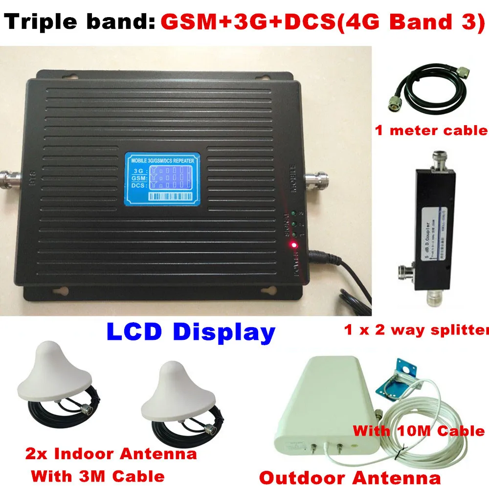 Фото Крышка 2 комнаты GSM 900 WCDMA 3G 2100 4G 1800 повторитель сигнала сотового телефона