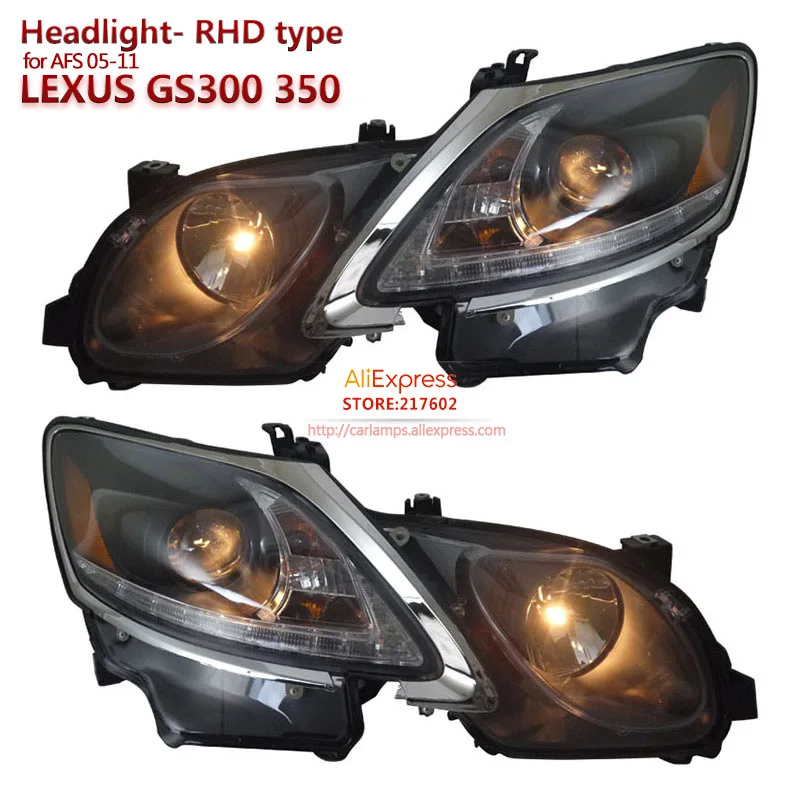 SONAR brand for Lexus GS300 GS350 GS430 GS450 Headlight Assembly fit 2005-2011 AFS model RHD Drive type, with Corner Light
SONAR brand for Lexus GS300 GS350 GS430 GS450 Headlight Assembly fit 2005-2011 AFS model RHD Drive type, with Corner Light