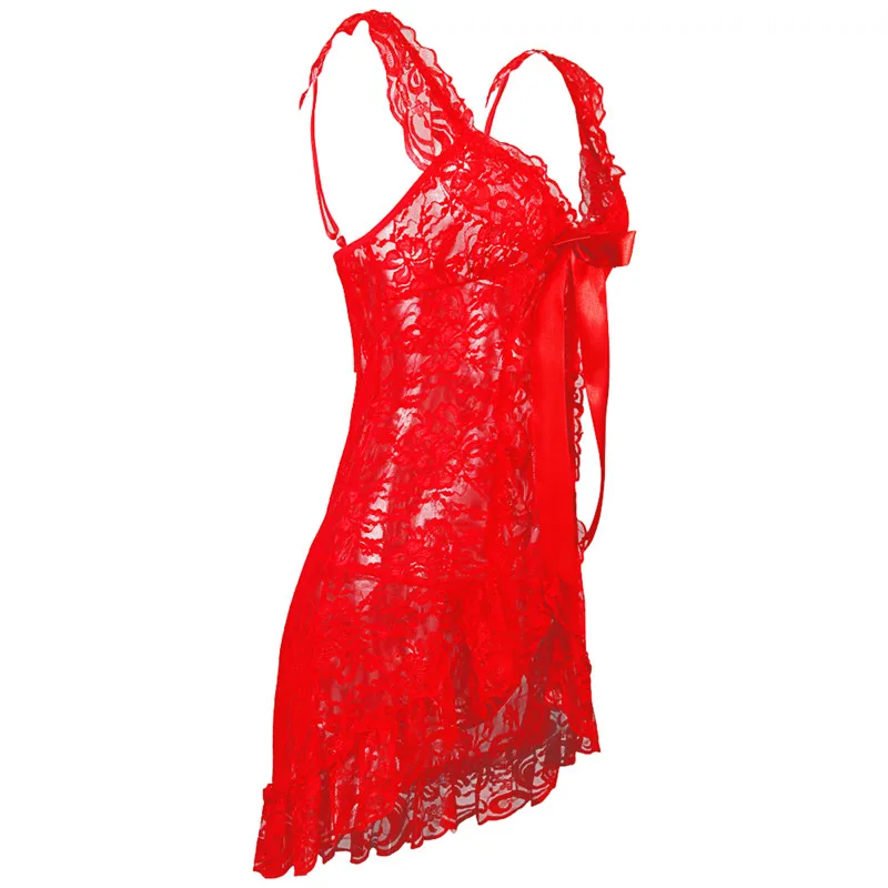 S-6XL Women Underwear Embroidery Black Red Patchwork Erotic Underwear Hot Sexy Lingerie Babydolls Transparent Dress Pajamas Set
S-6XL Women Underwear Embroidery Black Red Patchwork Erotic Underwear Hot Sexy Lingerie Babydolls Transparent Dress Pajamas Set