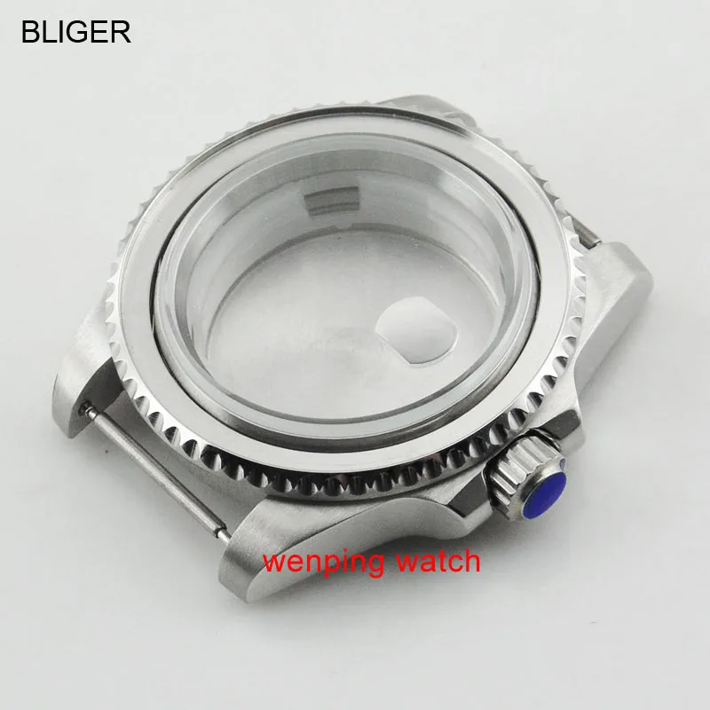 BLIGER 40mm Sapphire glass brushed steel watch case(1xcase with 1xbezel) fit ETA 2836 Mingzhu dg2813 movement watch case P508
BLIGER 40mm Sapphire glass brushed steel watch case(1xcase with 1xbezel) fit ETA 2836 Mingzhu dg2813 movement watch case P508
