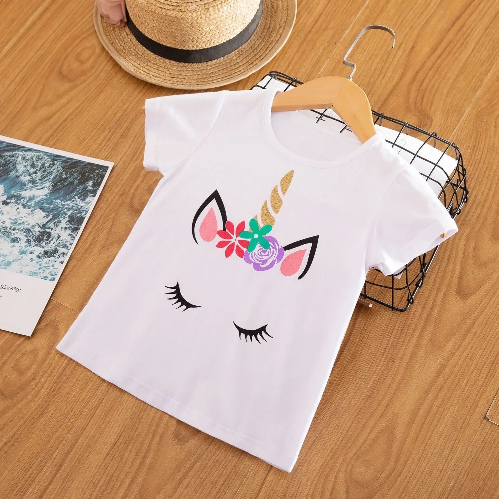Kids Girl T Shirt Summer Baby Boy Cotton Tops Toddler Tees Clothes Children Clothing Unicorn T-shirts Short Sleeve Casual Wear
Kids Girl T Shirt Summer Baby Boy Cotton Tops Toddler Tees Clothes Children Clothing Unicorn T-shirts Short Sleeve Casual Wear