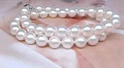 elegant AAA10-11mm round south sea white pearl necklace 18inch>Selling jewerly free shipping
elegant AAA10-11mm round south sea white pearl necklace 18inch>Selling jewerly free shipping