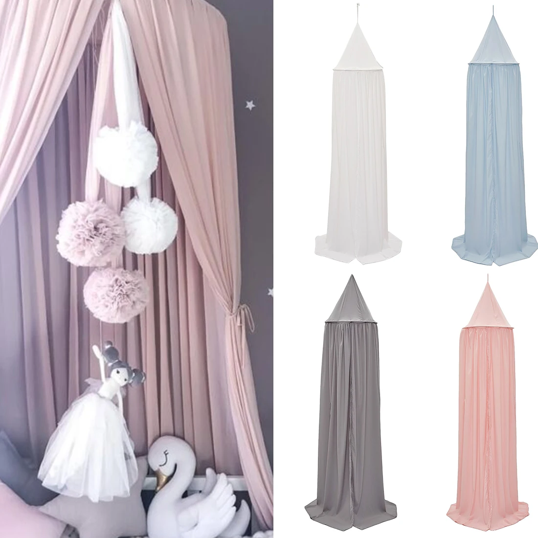 4 Colors Kids Boys Girls Princess Canopy Bed Valance Kids Room Decoration Baby Bed Round Mosquito Net Tent Curtains Bed Canopy
4 Colors Kids Boys Girls Princess Canopy Bed Valance Kids Room Decoration Baby Bed Round Mosquito Net Tent Curtains Bed Canopy