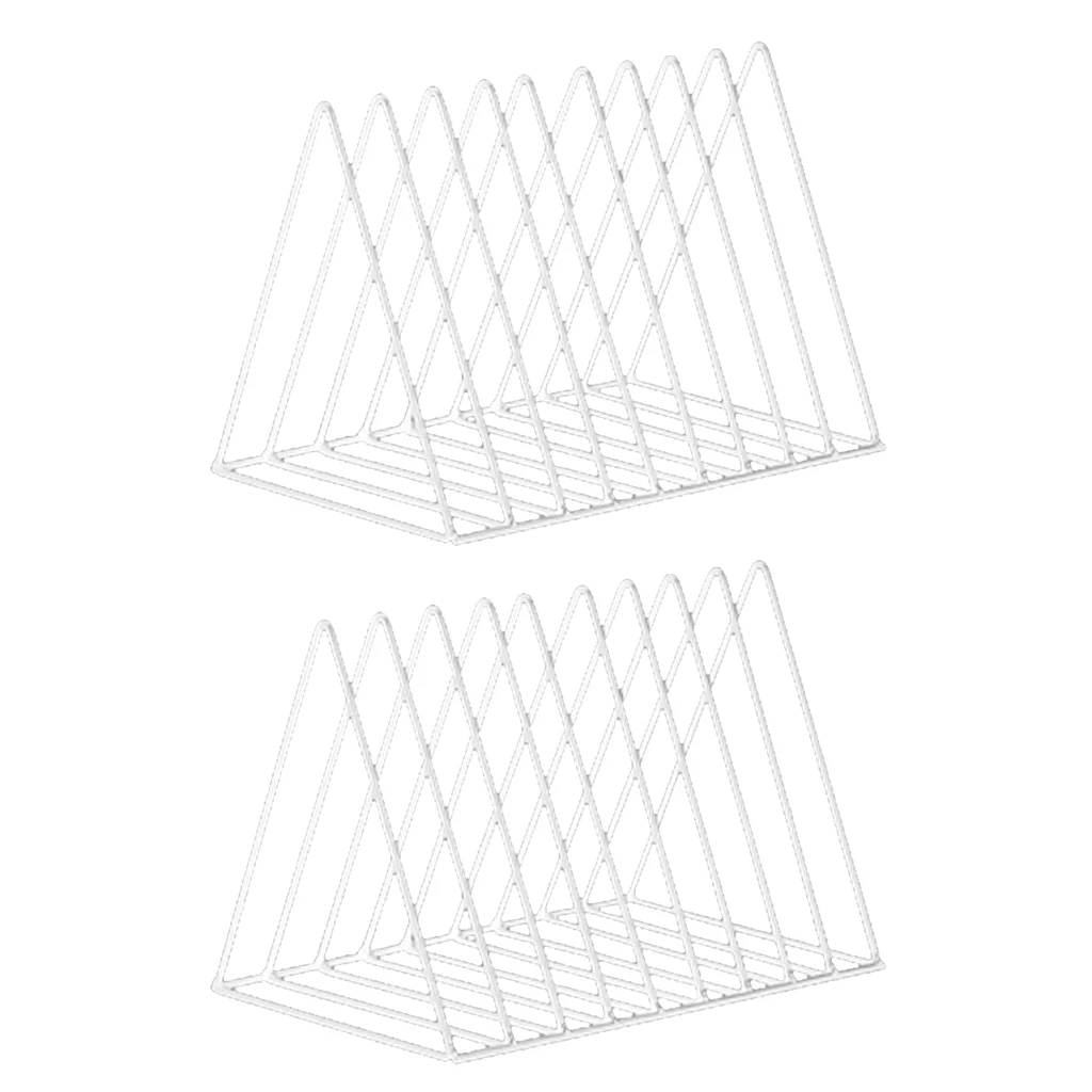 2pcs Iron Wire Desktop Organizer Office Document File Bookshelf Rack Magazine Bookend Holder White
2pcs Iron Wire Desktop Organizer Office Document File Bookshelf Rack Magazine Bookend Holder White