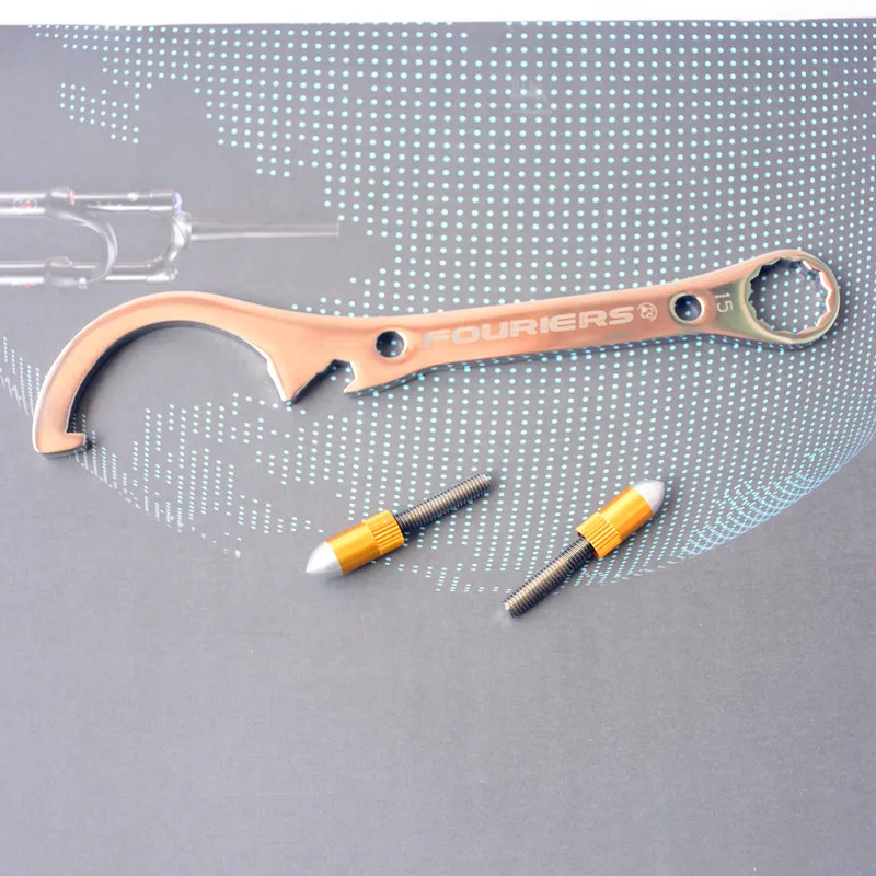 FOURIERS Bicycle Lock ring tool Hardened stainless steel bike tools 15mm nut / lockring (OD 42 - 44)
FOURIERS Bicycle Lock ring tool Hardened stainless steel bike tools 15mm nut / lockring (OD 42 - 44)