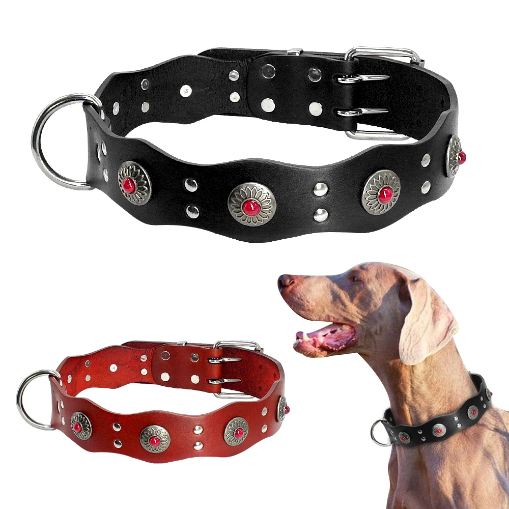 Genuine Leather Dog Collar For Large Dogs German Shepherd Pet Collars Cameo Accessories For Medium Big Dogs Pitbull Rottweiler
Genuine Leather Dog Collar For Large Dogs German Shepherd Pet Collars Cameo Accessories For Medium Big Dogs Pitbull Rottweiler