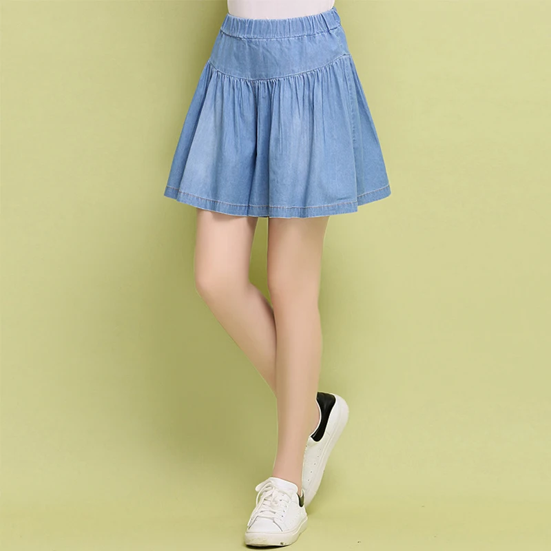 2017 Spring Summer New Streetwear Elastic Waist Denim Shorts Skirts Women Casual Fashion Pleated Denim Overall Shorts V010
2017 Spring Summer New Streetwear Elastic Waist Denim Shorts Skirts Women Casual Fashion Pleated Denim Overall Shorts V010