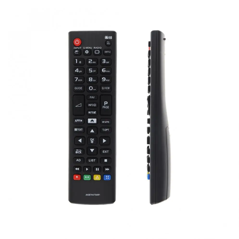 IR 433MHZ AKB74475481 Replace TV Remote Control Distance Suitable for LED LCD HD TV 32LF592U / 43LF590V / 43UF6407 / 43UF640V
IR 433MHZ AKB74475481 Replace TV Remote Control Distance Suitable for LED LCD HD TV 32LF592U / 43LF590V / 43UF6407 / 43UF640V