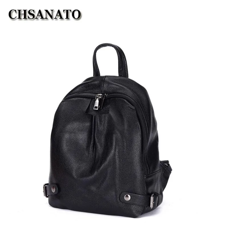 CHSANATO Genuine Leather Backpacks School Bags For Teenage Girls Backpack Female Shoulder Bags For Women 2021 Black
CHSANATO Genuine Leather Backpacks School Bags For Teenage Girls Backpack Female Shoulder Bags For Women 2021 Black