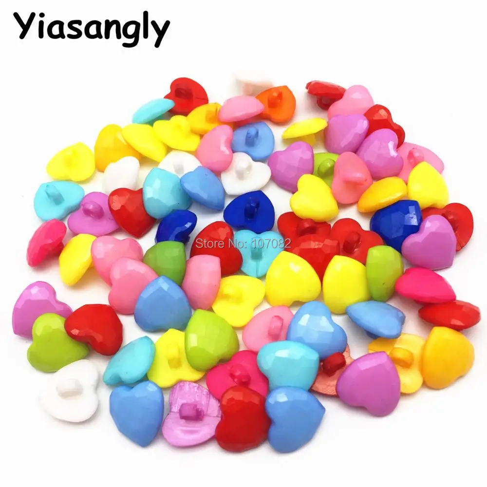 100pcs/lot Heart Shaped Plastic Shank Sewing Buttons Fit Cardmaking Scrapbooking 15mm Embellishments Button
100pcs/lot Heart Shaped Plastic Shank Sewing Buttons Fit Cardmaking Scrapbooking 15mm Embellishments Button
