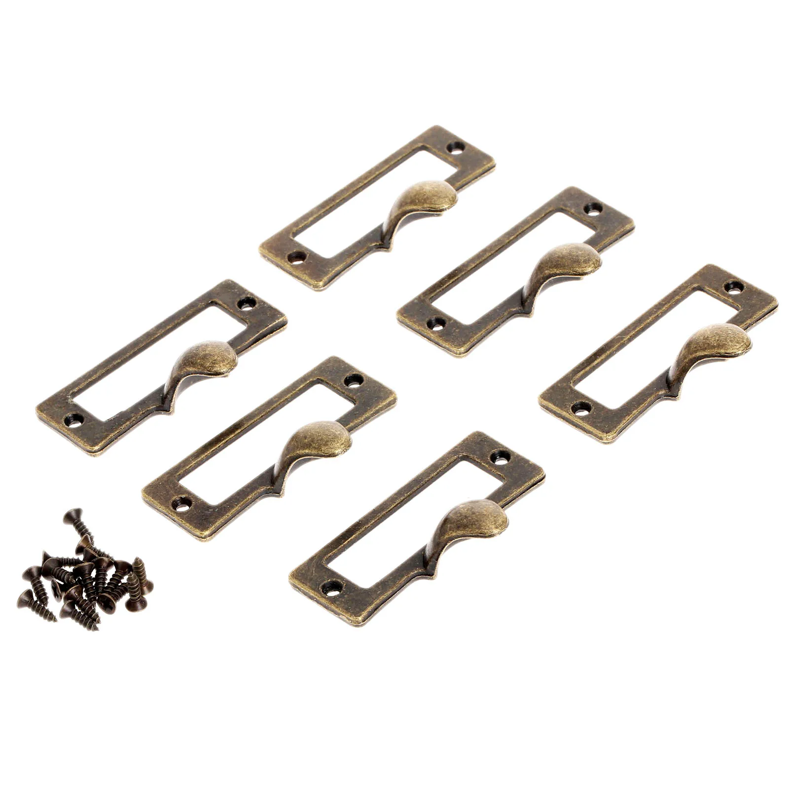 6Pcs Antique Brass Furniture Handle Vintage Metal Label Pull Frame Handle File Name Card Holder For Furniture Cabinet Drawer Box
6Pcs Antique Brass Furniture Handle Vintage Metal Label Pull Frame Handle File Name Card Holder For Furniture Cabinet Drawer Box