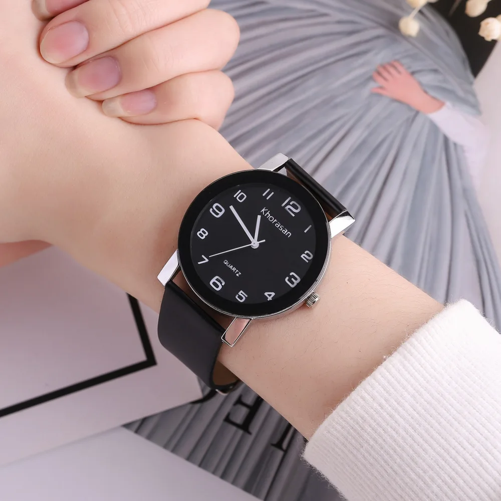 Взрывные модели Досуг MS PU Watch классический цифровой кварцевые часы простой