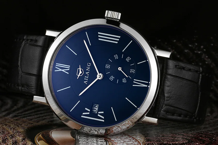 AILANG Fashion Vintage Roman Scale Men Mechanical Dress Watch Auto Real Leather Business Wristwatch 3-hand Calendar Reloj NW3308
AILANG Fashion Vintage Roman Scale Men Mechanical Dress Watch Auto Real Leather Business Wristwatch 3-hand Calendar Reloj NW3308
