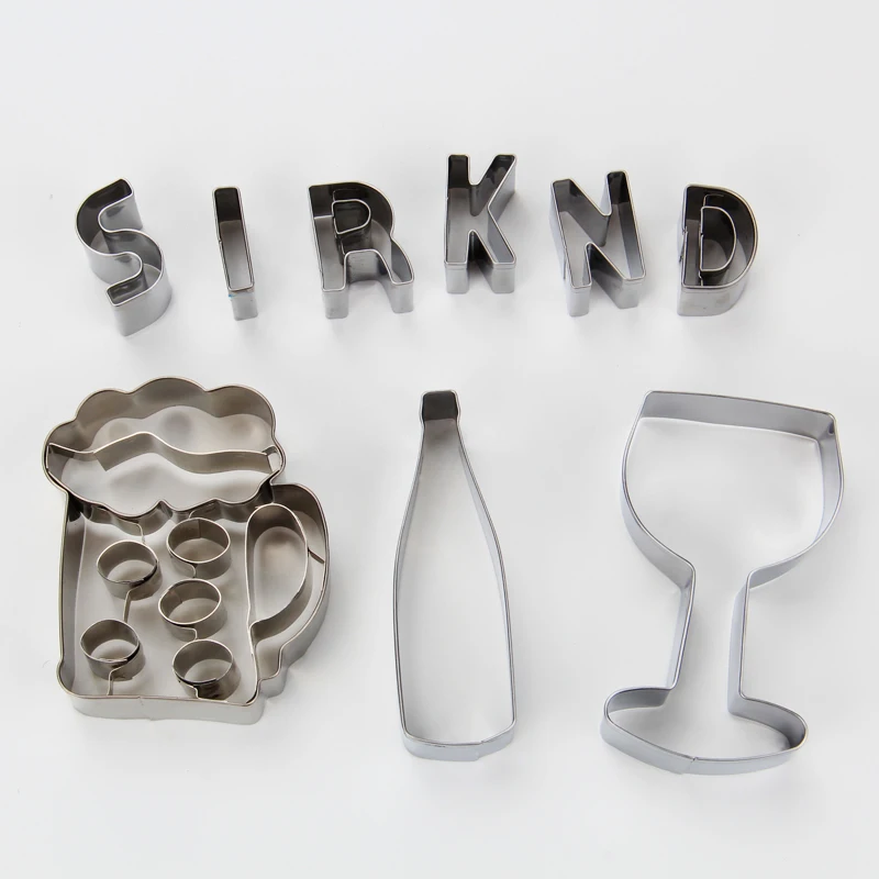 (6sets/Lot)Free Shipping High Quality 9pcs Stainless Steel Drinks Theme Cookie Cutters Set
(6sets/Lot)Free Shipping High Quality 9pcs Stainless Steel Drinks Theme Cookie Cutters Set