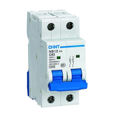 CHINT AC DC MIni Circuit Breaker NB1Z-63 2P C Type MCB Air Switch 1A 2A 3A 4A 6A
CHINT AC DC MIni Circuit Breaker NB1Z-63 2P C Type MCB Air Switch 1A 2A 3A 4A 6A