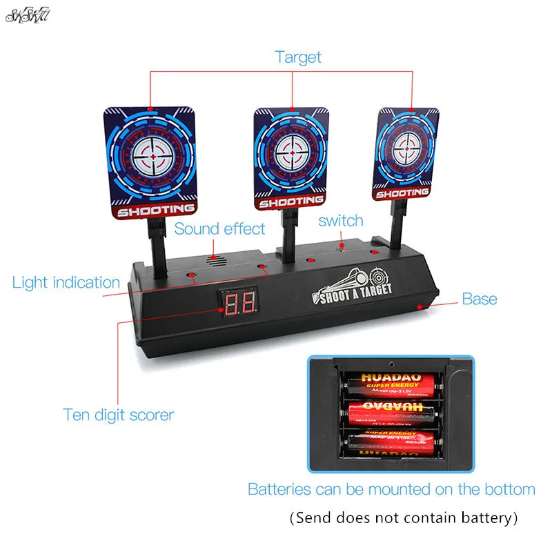 Train Tactical Bull's-Eye target Water bullet ball Shooting scorer function for DJI RoboMaster S1 / robot Soft bullet kids toys
Train Tactical Bull's-Eye target Water bullet ball Shooting scorer function for DJI RoboMaster S1 / robot Soft bullet kids toys