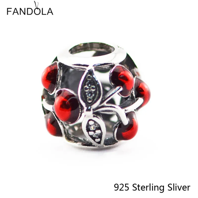 CKK 925 Sterling Silver Sweet Cherries Openwork Charms Original Beads Fits Bracelets & Bangle DIY Jewelry
CKK 925 Sterling Silver Sweet Cherries Openwork Charms Original Beads Fits Bracelets & Bangle DIY Jewelry