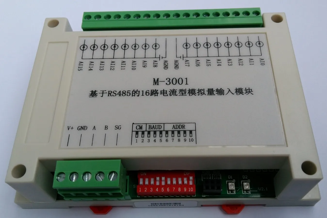 M-3001 Modbus на основе 16-полосного тока Аналоговый Входной модуль (4 ~ 20 мА) разъем и Тяговый терминал
M-3001 Modbus на основе 16-полосного тока Аналоговый Входной модуль (4 ~ 20 мА) разъем и Тяговый терминал