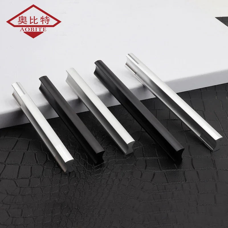 AOBT American Modern 128mm160mmCabinet Handles Wardrobe Chrome Black Silver Door Handle Aluminum Drawer Pulls Knobs Hardware 201
AOBT American Modern 128mm160mmCabinet Handles Wardrobe Chrome Black Silver Door Handle Aluminum Drawer Pulls Knobs Hardware 201