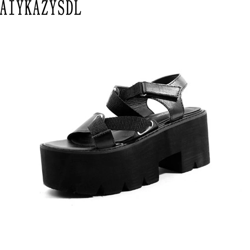 AIYKAZYSDL Women Cross Strap Gothic Punk Gladiator Sandals Thick Platform Sandals Creeper Casual Light Shoes Chunky High Heels
AIYKAZYSDL Women Cross Strap Gothic Punk Gladiator Sandals Thick Platform Sandals Creeper Casual Light Shoes Chunky High Heels