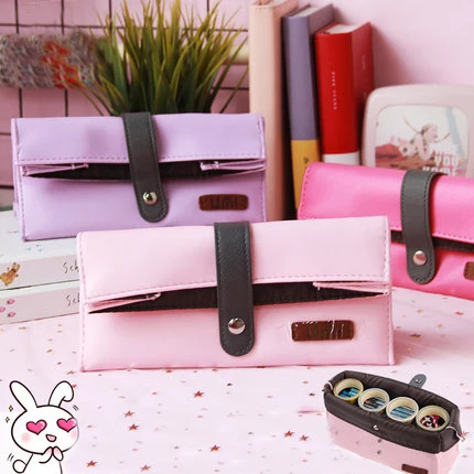 Cute Pure color High-capacity Flipping and unfolding Multi-function Girl Pencil case Kawaii chool Supplies Bag Etui Stationery
Cute Pure color High-capacity Flipping and unfolding Multi-function Girl Pencil case Kawaii chool Supplies Bag Etui Stationery